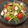 簡単☆水菜とタコのバジルサラダ