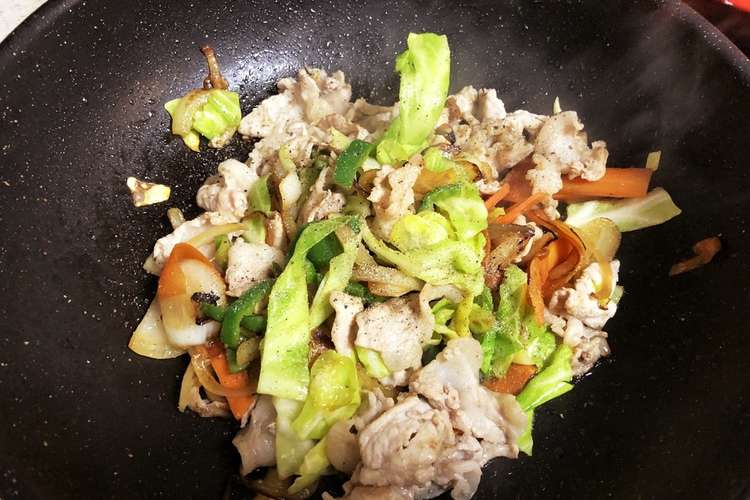 簡単おかず あのタレで 豚肉野菜炒め レシピ 作り方 By れもん12 クックパッド 簡単おいしいみんなのレシピが366万品