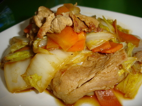 白菜のおかず♪うま炒め