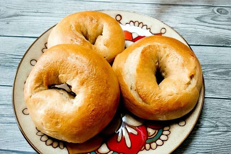 Hbで簡単 ほぼ全粒粉のもっちりベーグル レシピ 作り方 By メルヴィータ クックパッド 簡単おいしいみんなのレシピが352万品