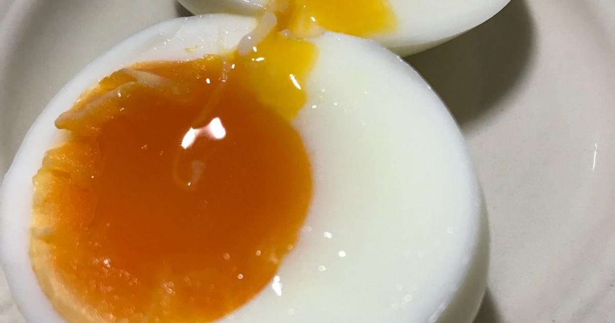 ゆで卵 水から茹でる半熟卵 レシピ 作り方 By Terapo クックパッド 簡単おいしいみんなのレシピが356万品