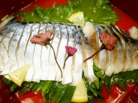 レモンで作るしめ鯖(きずし)