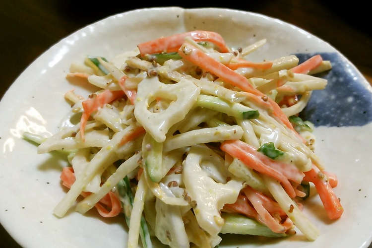ごぼうサラダwith蓮根 人参 胡瓜 レシピ 作り方 By いくおっちゃん クックパッド