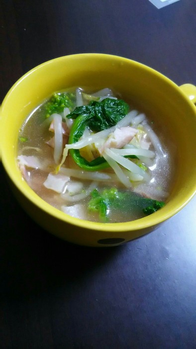 春♪菜花の生姜スープの写真
