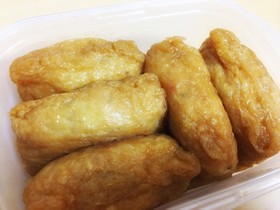 ちらし寿司の素で、おいなりさん