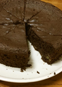 かんたん糖質制限チョコレートケーキ