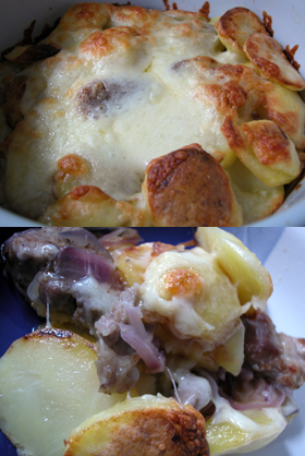 肉やポテートのグラタン「ハンガリー料理」