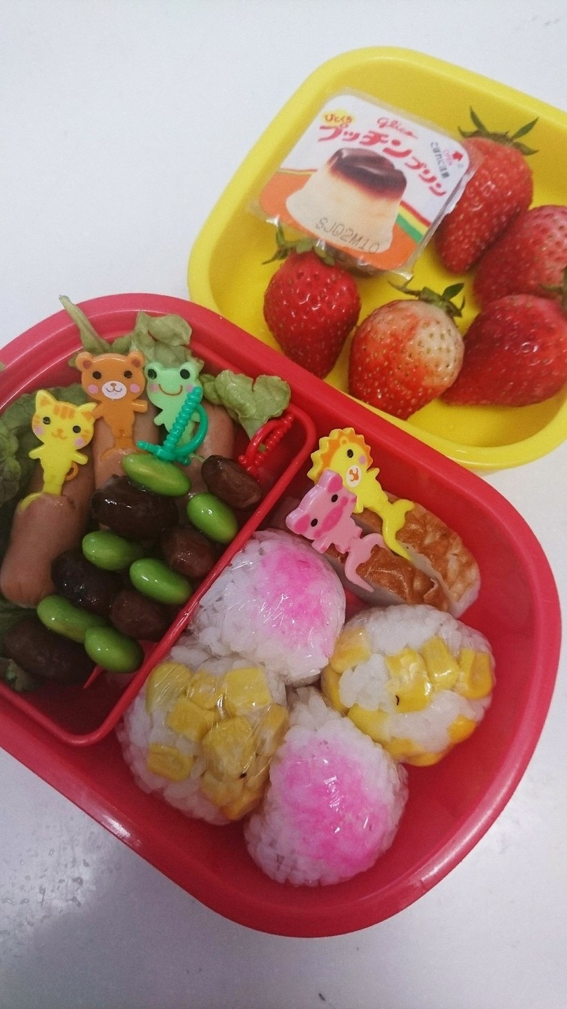 3歳児の食べやすいお弁当‼️の画像
