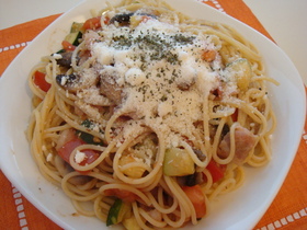 クレイジーソルトだけ♔お手軽パスタ♥