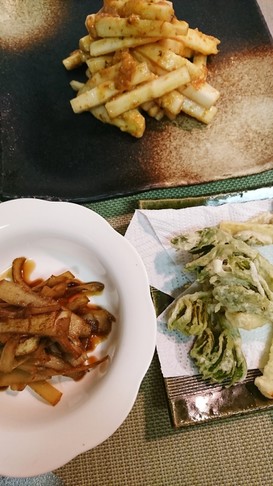 簡単調味料…山ウド皮きんぴら