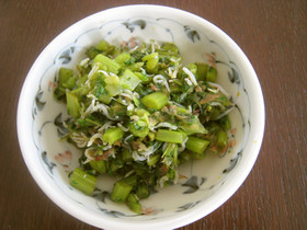 ★簡単★大根葉としらすの和えもの