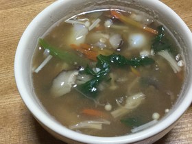 そばの実とゆり根の薬膳スープ♫