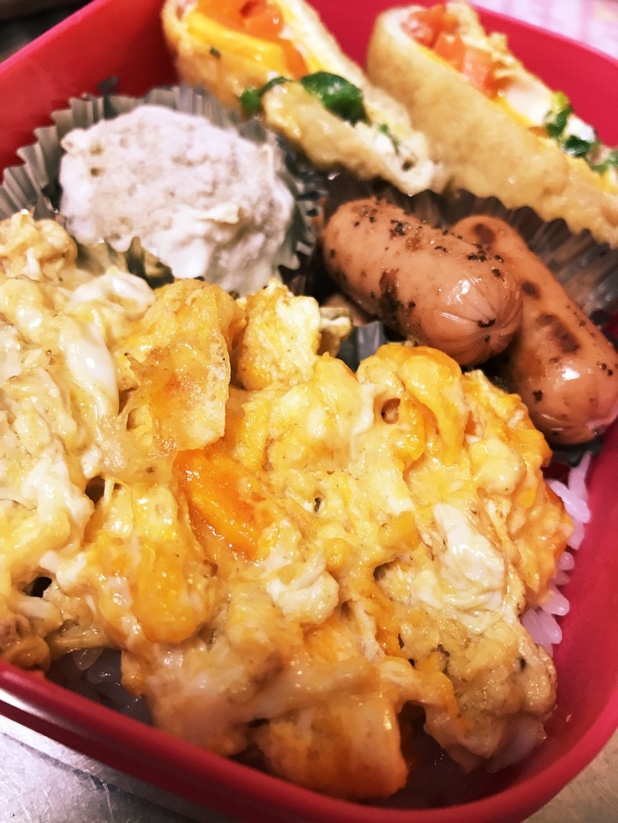お弁当に♡朝ごはんに♡簡単マヨたま丼の画像