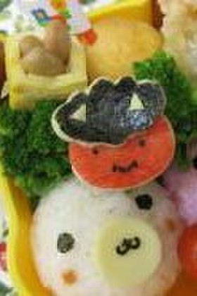 ♪節分キャラ弁おかず♪