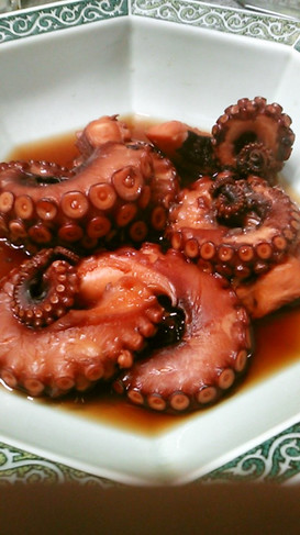 調味料は2回に・おいしいタコのやわらか煮