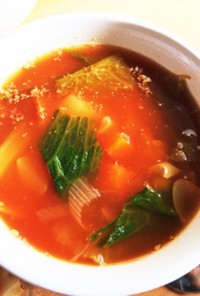 【簡単】心も体もほっこり✨野菜スープ