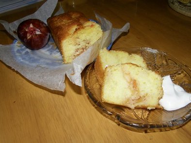 いちじくのパウンドケーキの写真