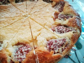 いちご入りベイクドチーズケーキ
