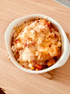 おからで!鶏肉と新じゃがのガリトマドリア