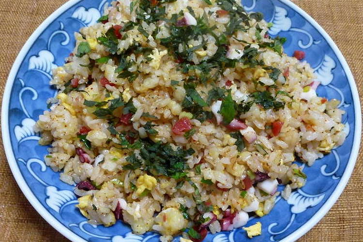 タコとカリカリ梅の和風チャーハン レシピ 作り方 By Dr仁平 クックパッド