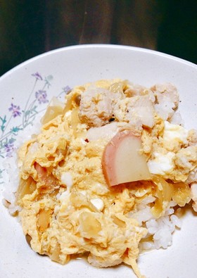 簡単!野菜たっぷり柔らか鶏胸肉の親子丼