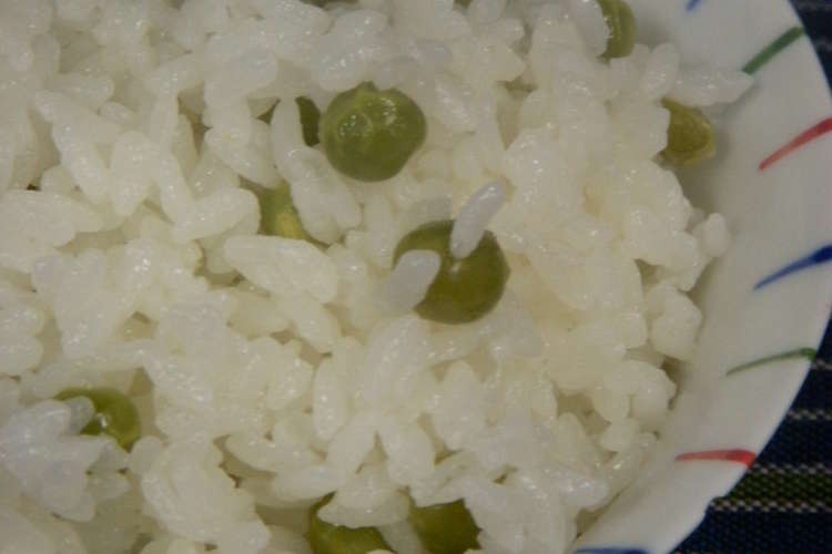 グリンピースご飯 レシピ 作り方 By Chieko333 クックパッド 簡単おいしいみんなのレシピが358万品