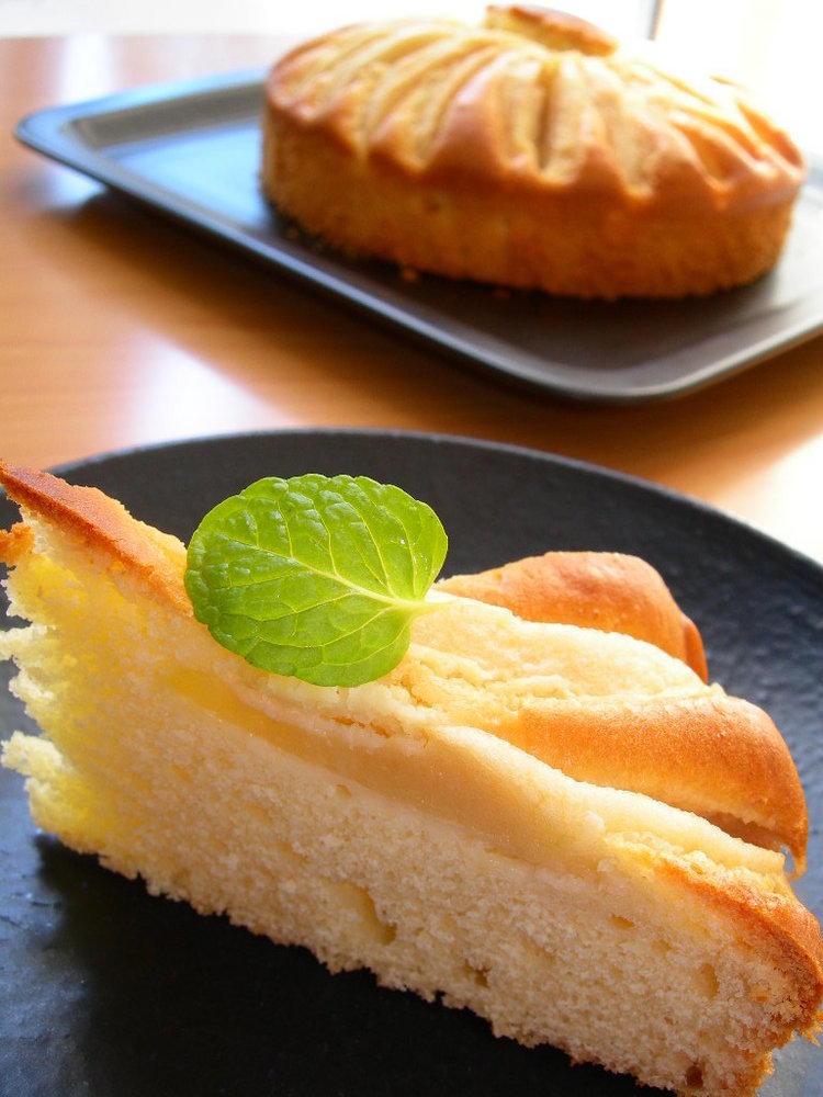 りんご＆ホワイトチョコのミルクケーキ♡の画像