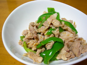 超簡単!豚肉のしょうが醤油あえ