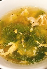 生姜！温まる☆レタスとお肉の中華風スープ
