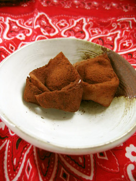 バレンタインに 生チョコ八つ橋