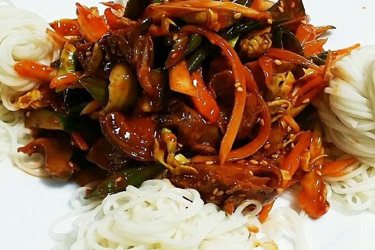 つぶ貝の和え物 골뱅이 무침 レシピ 作り方 By Chiharuぬな クックパッド 簡単おいしいみんなのレシピが364万品