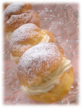 ♡レアチーズシュークリーム♡