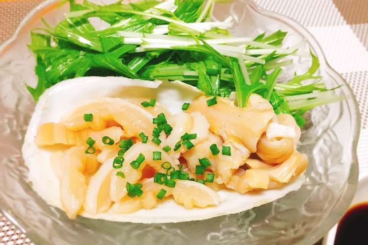 白ミル貝のお刺身 捌き方 レシピ 作り方 By 藤井２１ クックパッド 簡単おいしいみんなのレシピが356万品