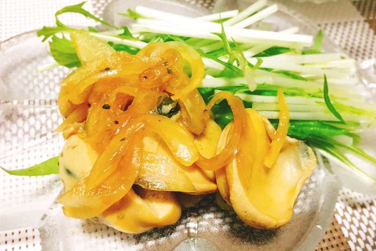 白ミル貝の肝のぽん酢和え レシピ 作り方 By 藤井２１ クックパッド