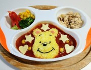 自宅で簡単!プーさんのキャラ弁♡の写真