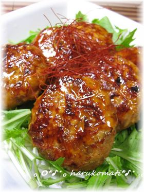 ごぼうシャキシャキ♡鶏つくね