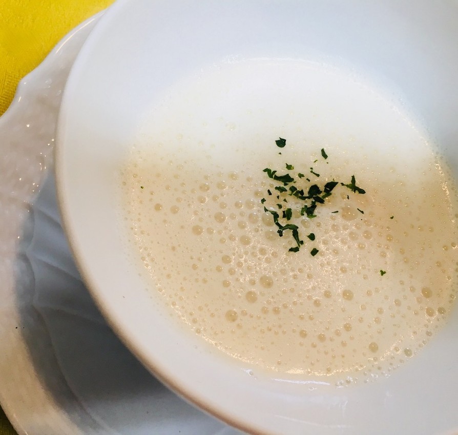 塩酒粕と豆乳で♪カブのふわふわスープの画像