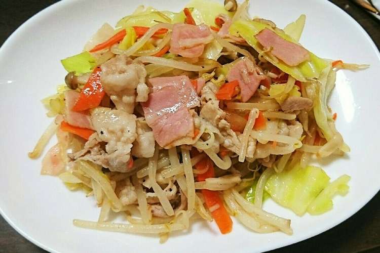 ミックスもやしで野菜炒め レシピ 作り方 By Chi Ino クックパッド 簡単おいしいみんなのレシピが352万品