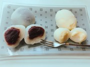 レンジで簡単!!もちもち大福の写真