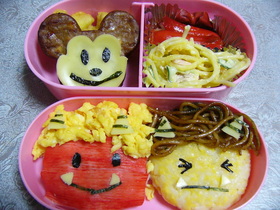 鬼さん弁当☆キャラ弁☆