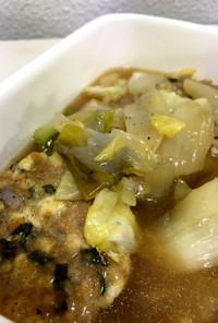 豆腐入り肉団子の春野菜スープ煮