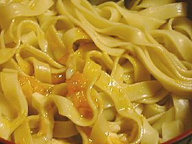 ゆで卵パスタ