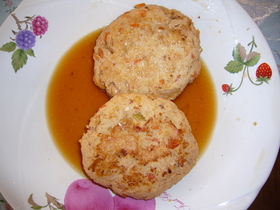 煮込みおからハンバーグ
