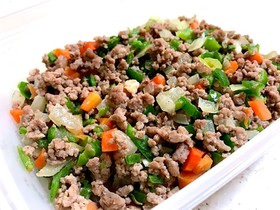 【作り置き】野菜いっぱい!肉そぼろ
