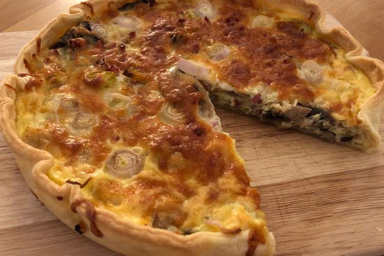 とっても簡単 チーズたっぷりキッシュ レシピ 作り方 By Roederer クックパッド 簡単おいしいみんなのレシピが360万品
