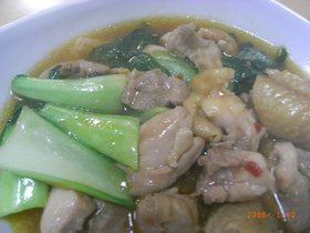 ■鶏肉と青梗菜のとろみ炒め■