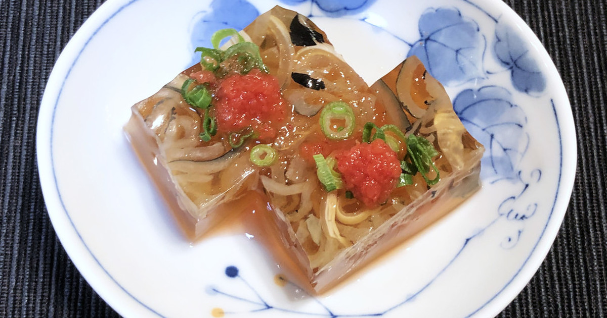 フグ皮の煮こごり レシピ 作り方 By クックgonbao クックパッド 簡単おいしいみんなのレシピが356万品