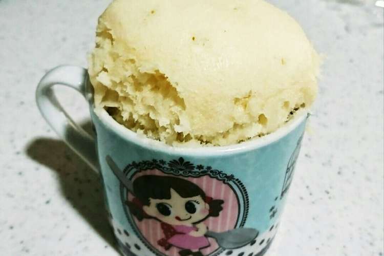 乳酸菌飲料で簡単マグカップ蒸しケーキ レシピ 作り方 By まゆまんま クックパッド