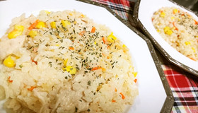 炊飯ジャー【2段階の減塩!チキンピラフ】