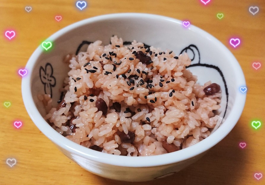 お赤飯  (米とお餅 4合炊き)の画像